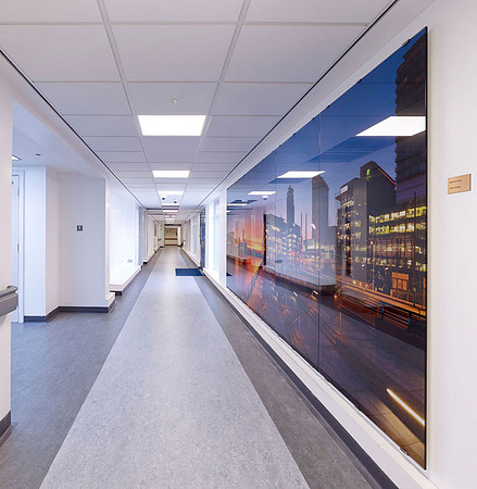 PhotoGlassWorks Front Lit, 5m x 2m, Salford Royal Hospital