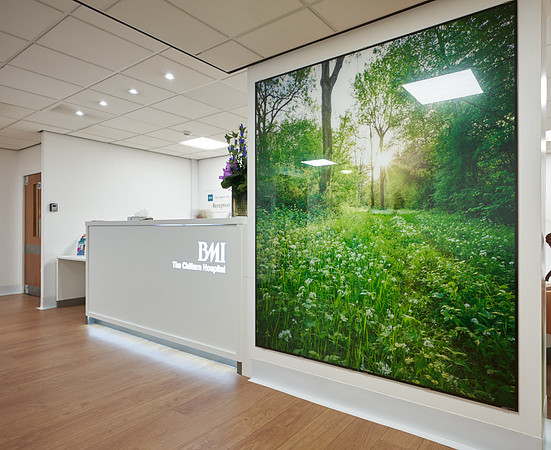 BMI Chiltern Hospital  PhotoGlassWorks 1.8m x 2m