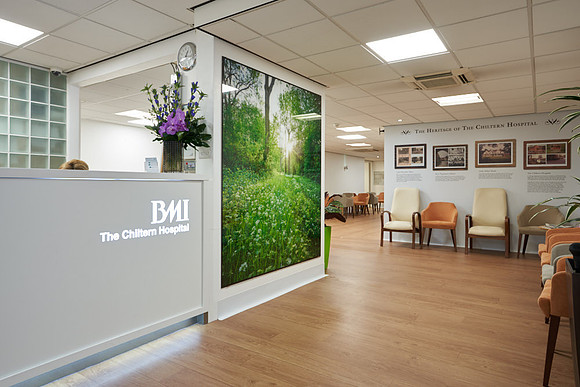 BMI Chiltern Hospital  PhotoGlassWorks 1.8m x 2m