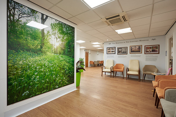 BMI Chiltern Hospital  PhotoGlassWorks 1.8m x 2m