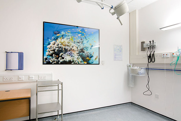 PhotoAcrylic, 1.35m x 0.9m, Emergency Department, Carmarthen Hospital