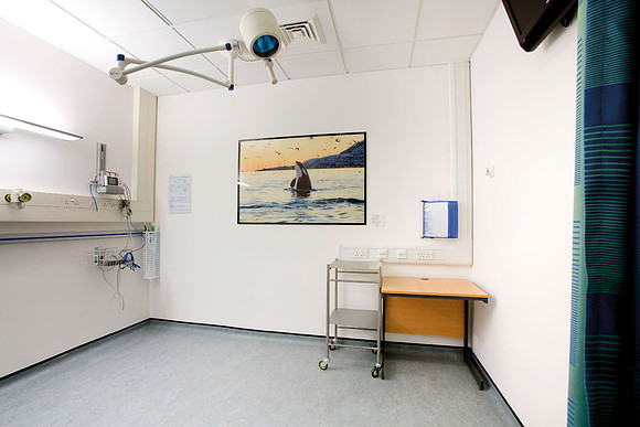 PhotoAcrylic, 1.35m x 0.9m, Emergency Department, Carmarthen Hospital