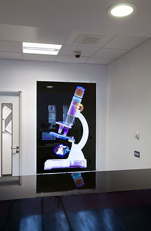 PhotoGlassWorks Back Lit, 1.8m x 1.2m, Mayo Building, Salford Royal Hospital