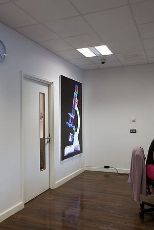 PhotoGlassWorks Back Lit, 1.8m x 1.2m, Mayo Building, Salford Royal Hospital