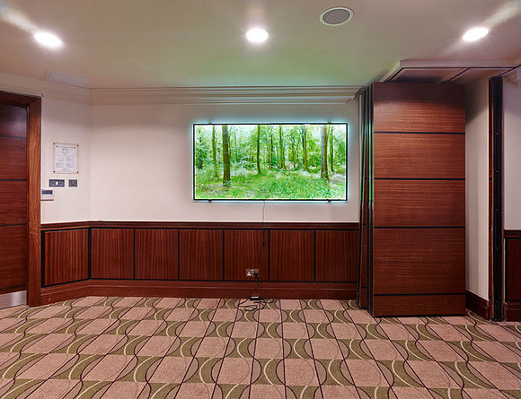 PhotoGlassWorks Back Lit, 1.8m x 0.9m, Q Hotels, The Belfry, Cambridge
