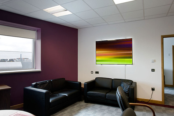 PhotoGlassWorks Back Lit, 1.35m x 0.9m, Salford Royal Hospital