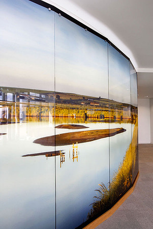 PhotoGlassWorks Back Lit, 10m x 2.3m, Aviva Willow House